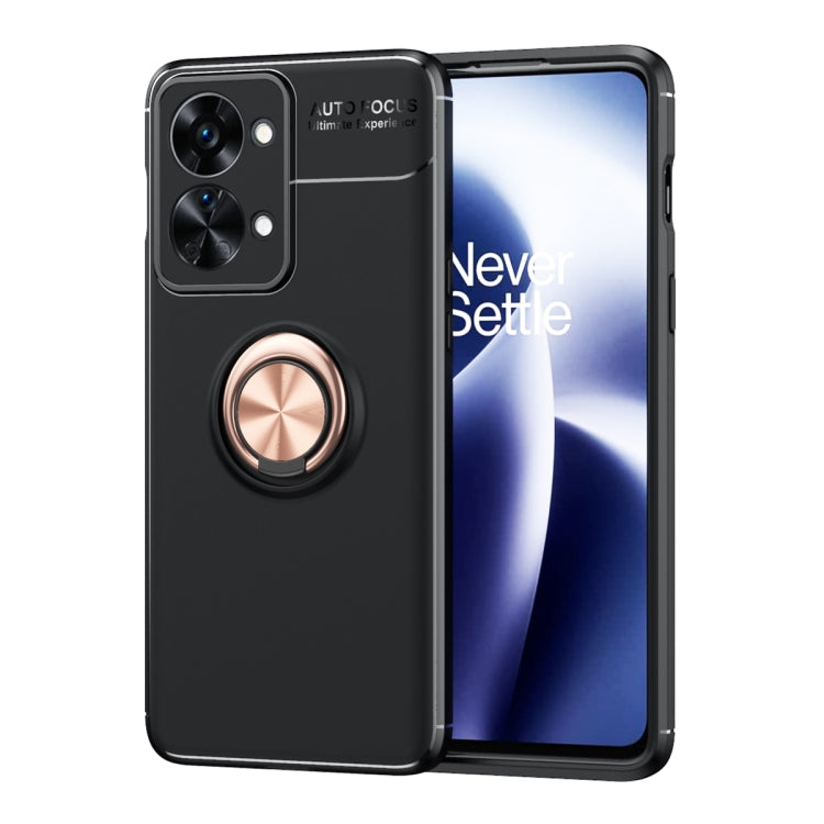 For OnePlus Nord 2T Metal Ring Holder TPU Phone Case