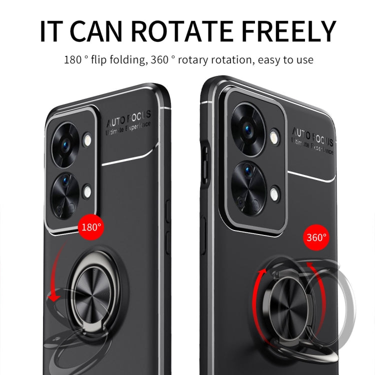 For OnePlus Nord 2T Metal Ring Holder TPU Phone Case