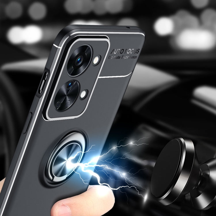 For OnePlus Nord 2T Metal Ring Holder TPU Phone Case