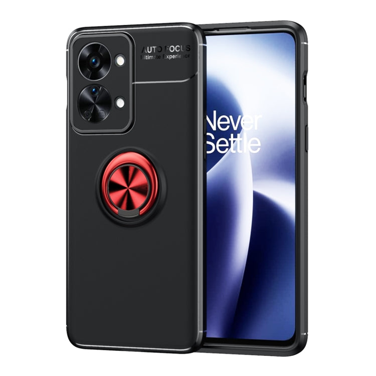 For OnePlus Nord 2T Metal Ring Holder TPU Phone Case