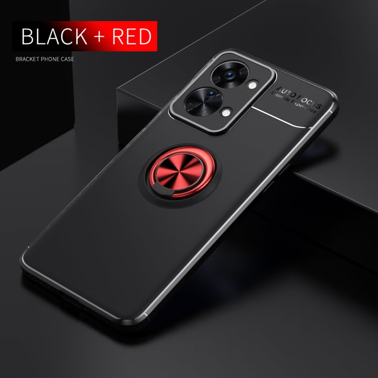 For OnePlus Nord 2T Metal Ring Holder TPU Phone Case
