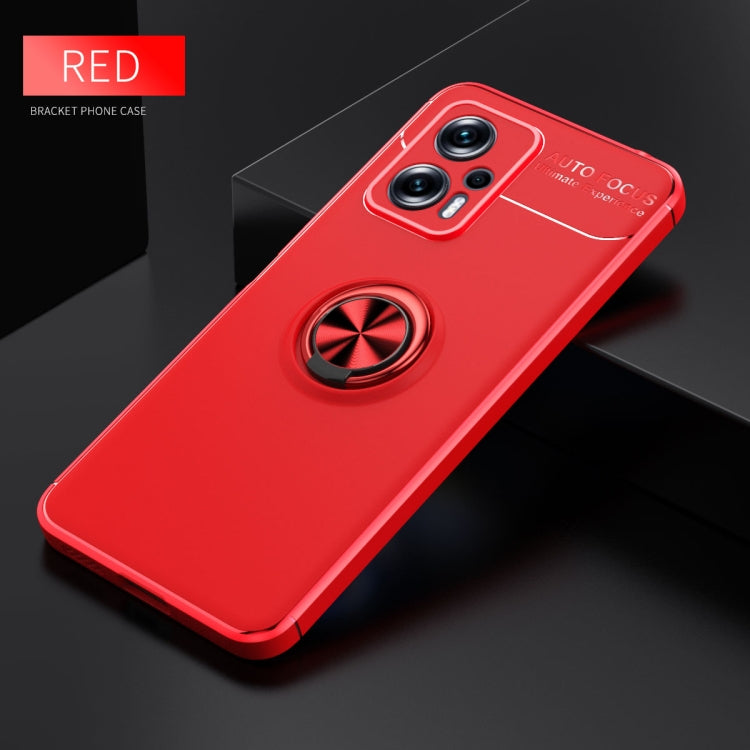 For Xiaomi Redmi Note 11T Pro Metal Ring Holder TPU Phone Case