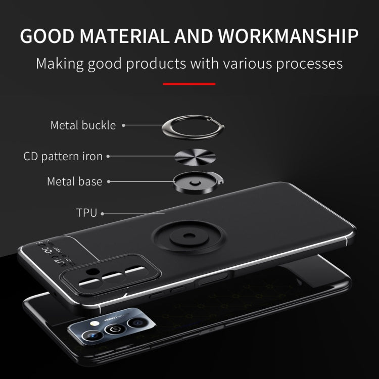 For Huawei Maimang 11 Metal Ring Holder TPU Phone Case