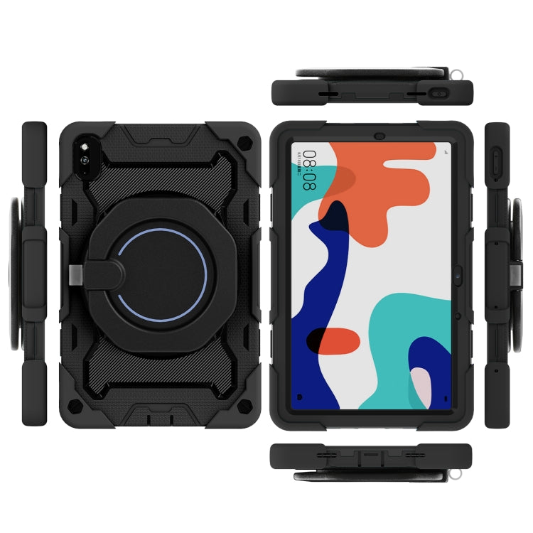 For Huawei MatePad 10.4 Armor Contrast Color Silicone + PC Tablet Case
