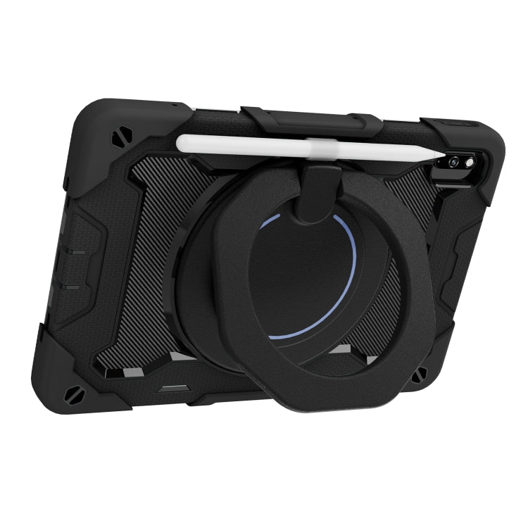For Huawei MatePad 10.4 Armor Contrast Color Silicone + PC Tablet Case