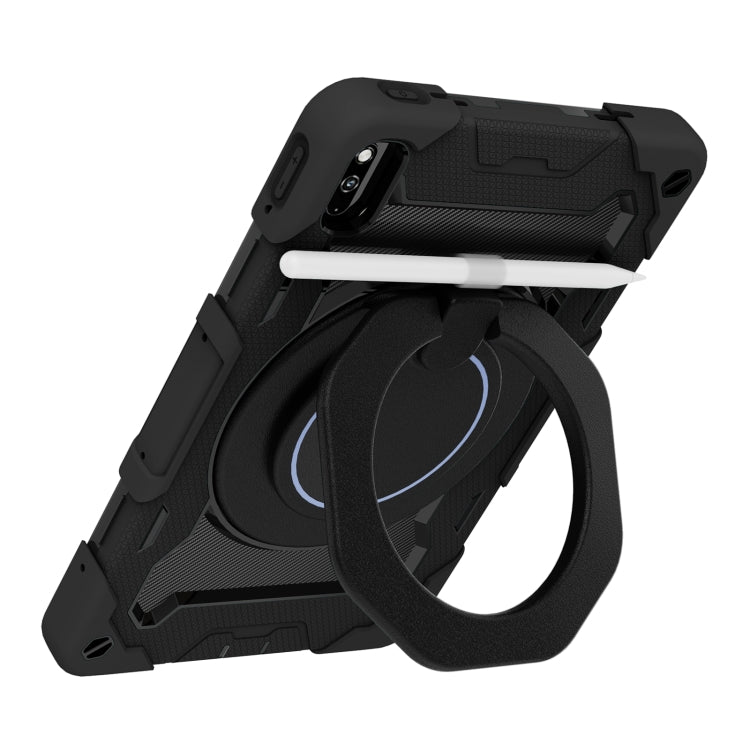 For Huawei MatePad 10.4 Armor Contrast Color Silicone + PC Tablet Case