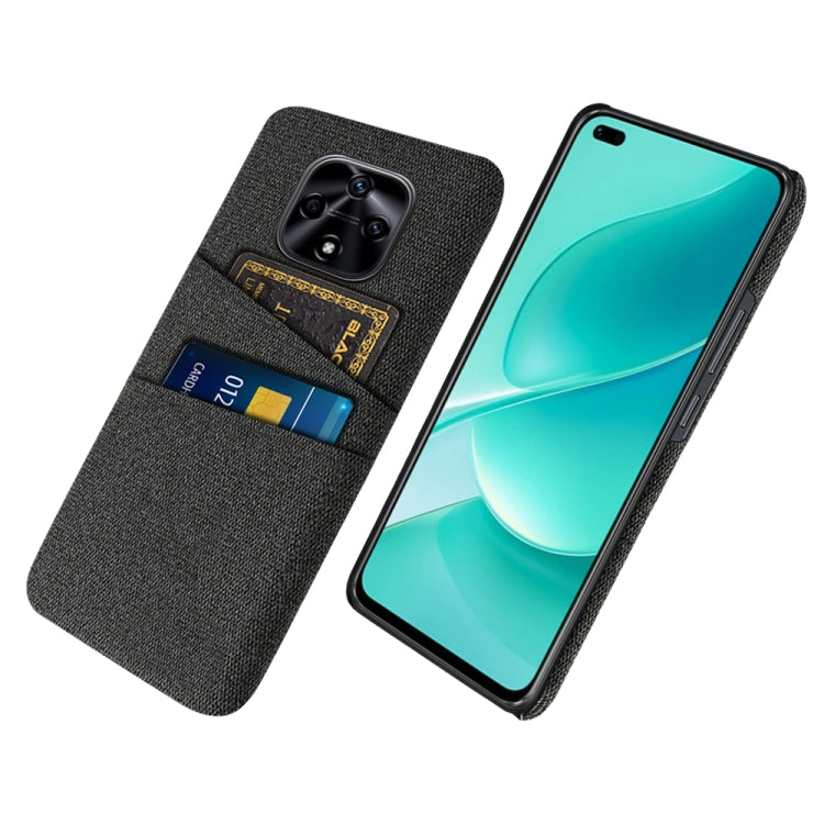 For Huawei nova 9z 5G Cloth Texture Card Slot PC+Nylon Phone Case