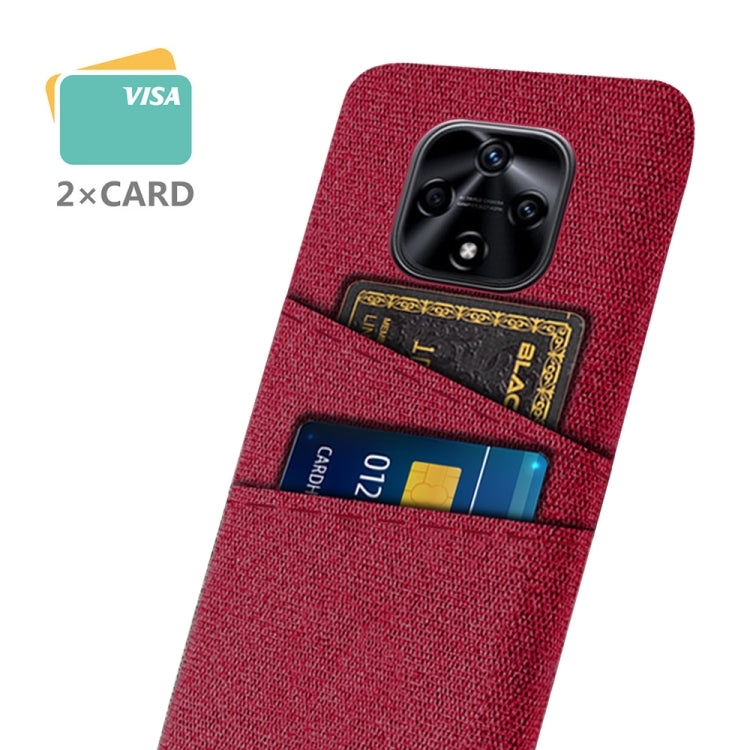 For Huawei nova 9z 5G Cloth Texture Card Slot PC+Nylon Phone Case