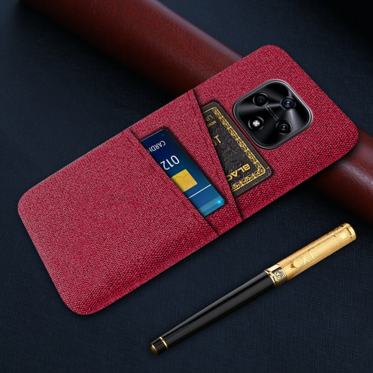 For Huawei nova 9z 5G Cloth Texture Card Slot PC+Nylon Phone Case