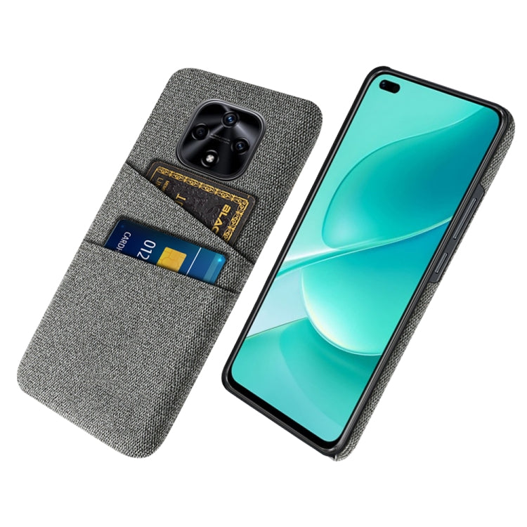 For Huawei nova 9z 5G Cloth Texture Card Slot PC+Nylon Phone Case