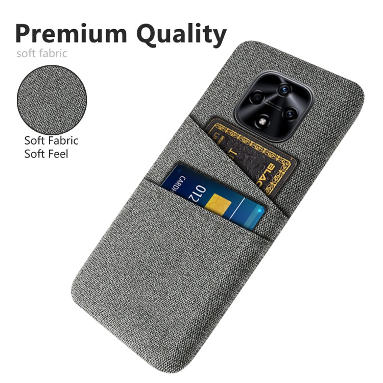 For Huawei nova 9z 5G Cloth Texture Card Slot PC+Nylon Phone Case