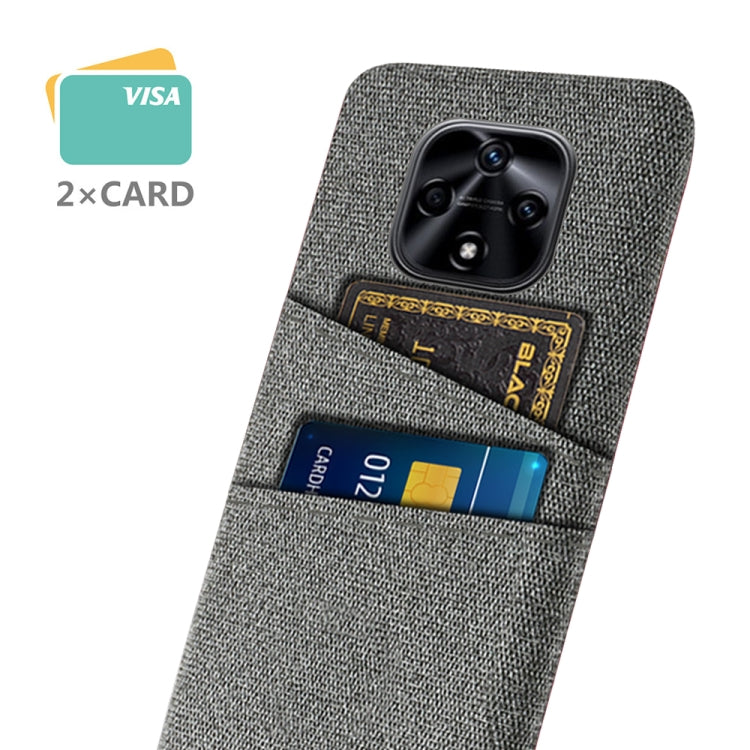 For Huawei nova 9z 5G Cloth Texture Card Slot PC+Nylon Phone Case