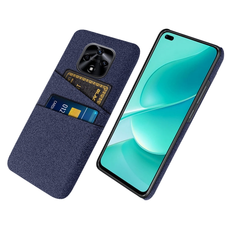For Huawei nova 9z 5G Cloth Texture Card Slot PC+Nylon Phone Case