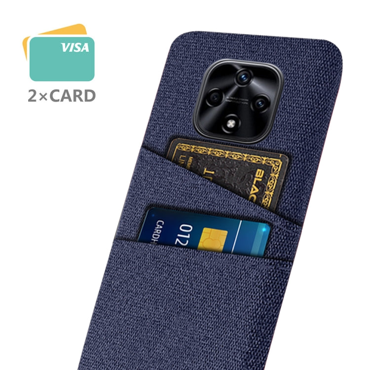 For Huawei nova 9z 5G Cloth Texture Card Slot PC+Nylon Phone Case