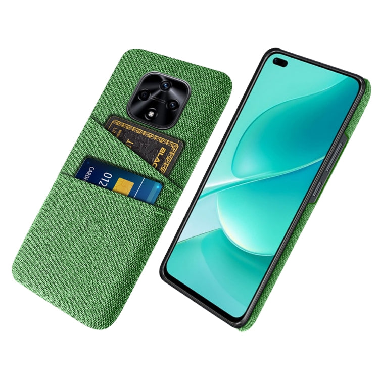 For Huawei nova 9z 5G Cloth Texture Card Slot PC+Nylon Phone Case