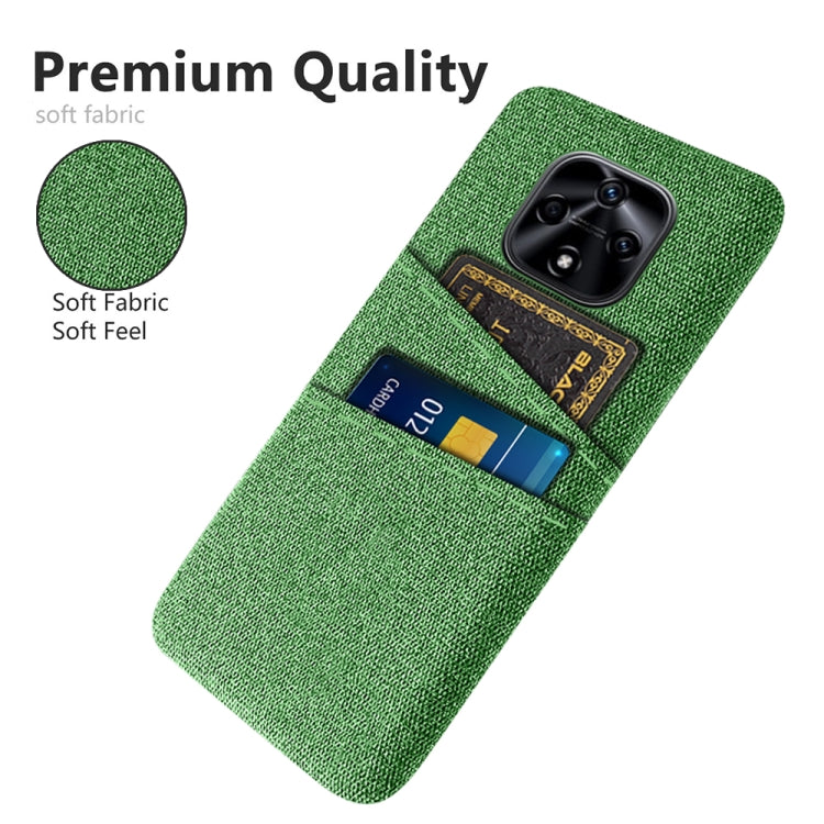 For Huawei nova 9z 5G Cloth Texture Card Slot PC+Nylon Phone Case