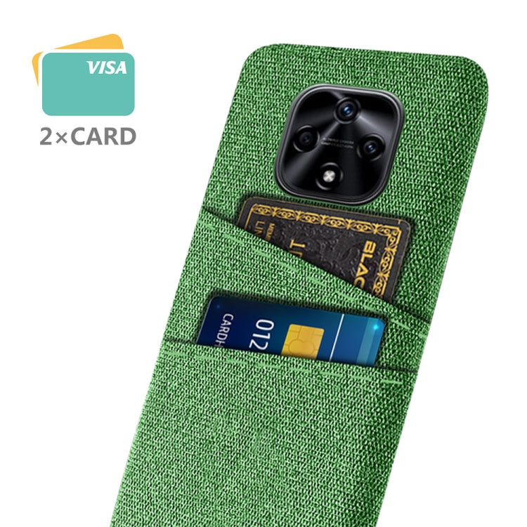 For Huawei nova 9z 5G Cloth Texture Card Slot PC+Nylon Phone Case