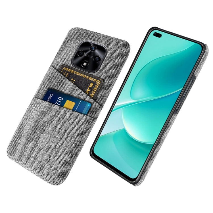 For Huawei nova 9z 5G Cloth Texture Card Slot PC+Nylon Phone Case