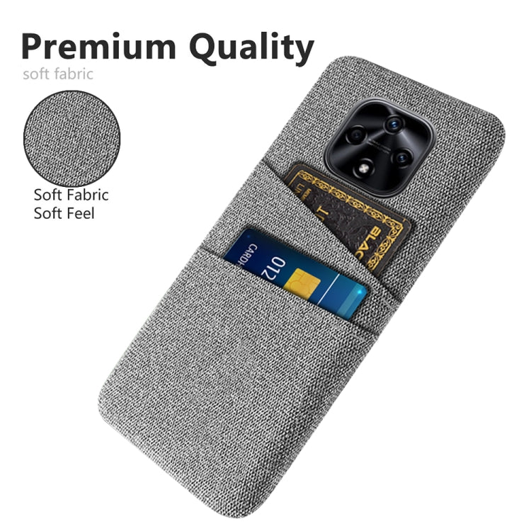 For Huawei nova 9z 5G Cloth Texture Card Slot PC+Nylon Phone Case