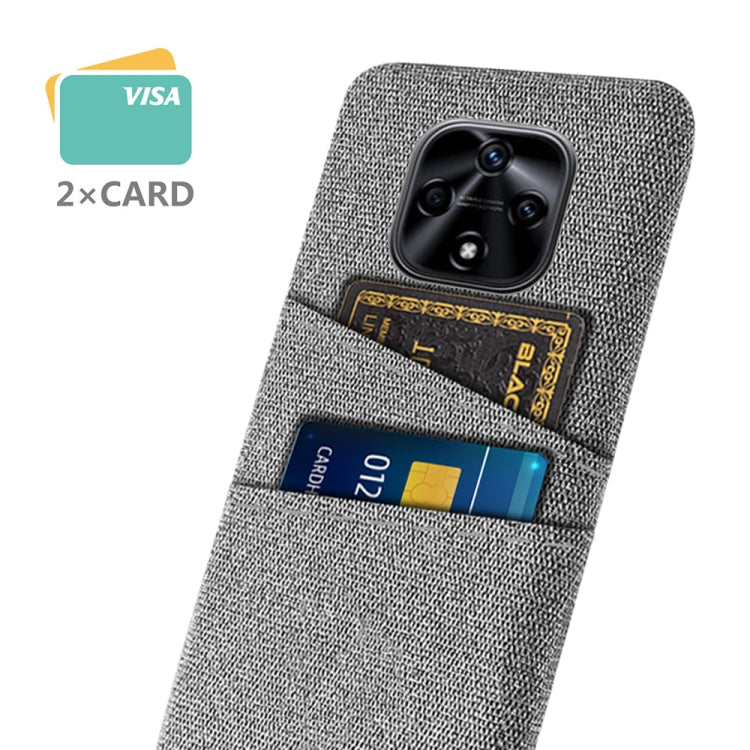 For Huawei nova 9z 5G Cloth Texture Card Slot PC+Nylon Phone Case