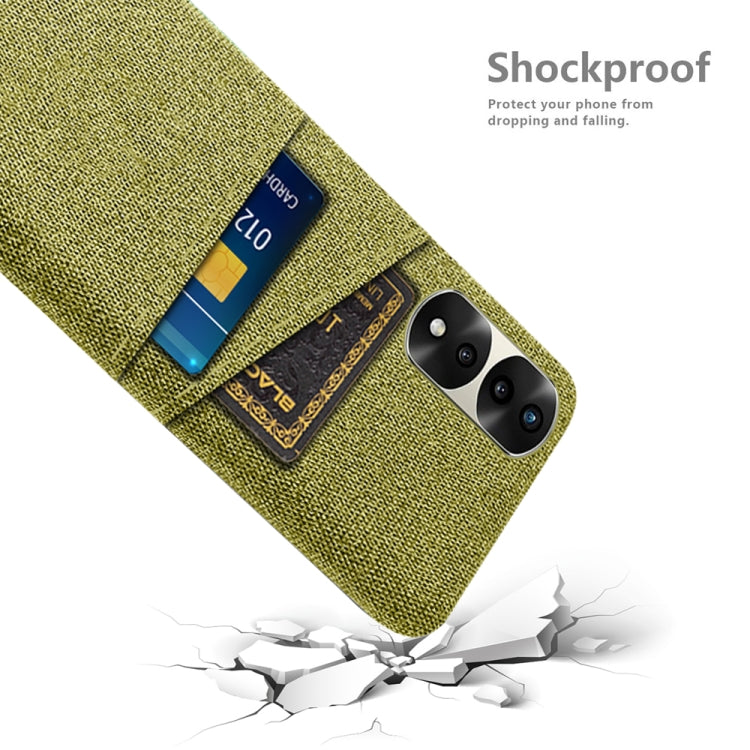 For Honor 70 Pro+ Cloth Texture Card Slot PC+Nylon Phone Case