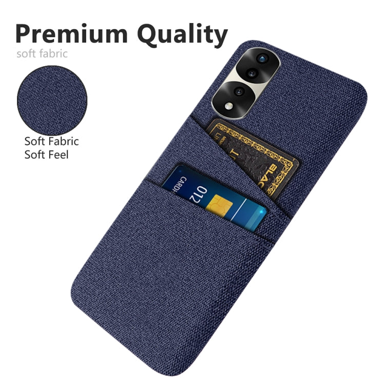 For Honor 70 Pro+ Cloth Texture Card Slot PC+Nylon Phone Case