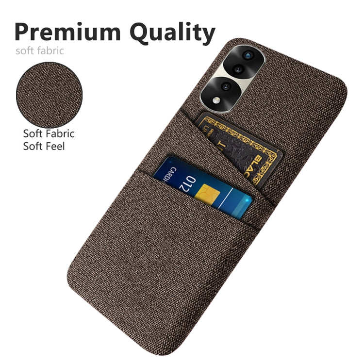 For Honor 70 Pro+ Cloth Texture Card Slot PC+Nylon Phone Case