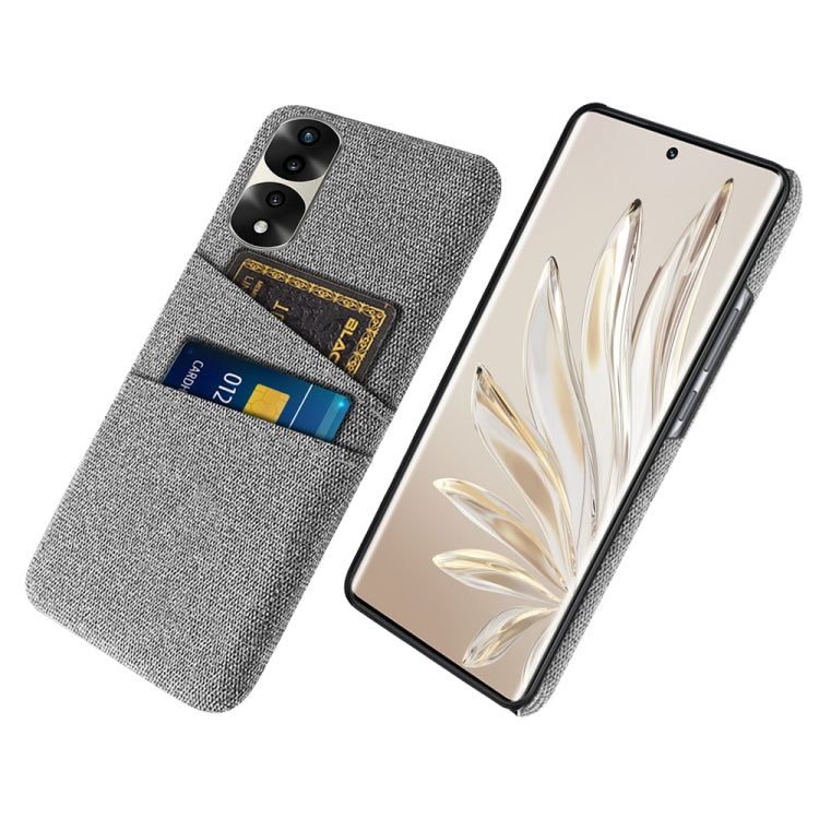 For Honor 70 Pro Cloth Texture Card Slot PC+Nylon Phone Case