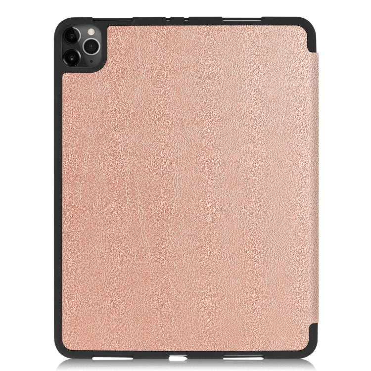 For iPad Pro 11 inch 2020 Custer Pattern TPU Smart Tablet Holster with Sleep Function & Tri-Fold Bracket & Pen Slot