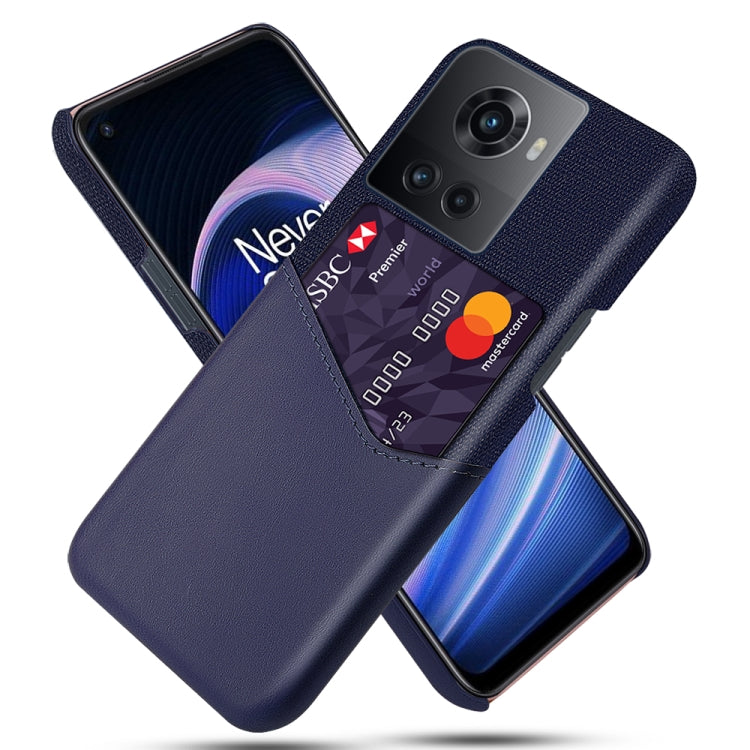 For OnePlus Ace Racing Cloth Texture Card Slot PC + PU Phone Case