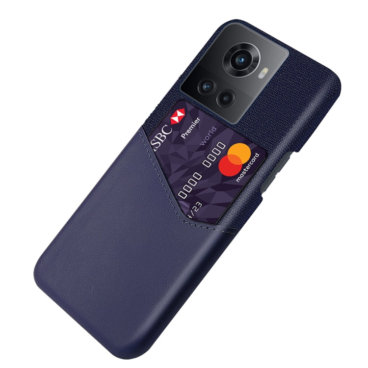 For OnePlus Ace Racing Cloth Texture Card Slot PC + PU Phone Case