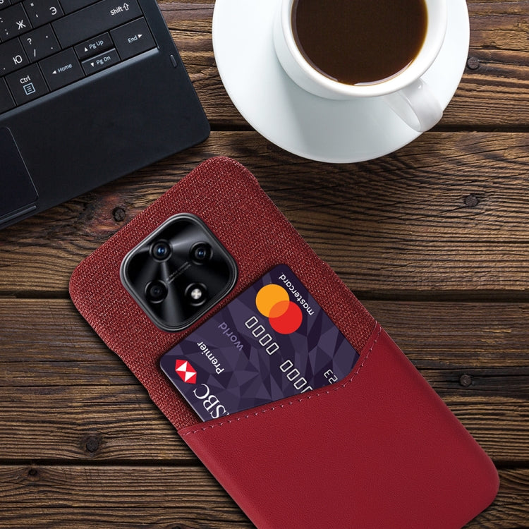 For Huawei nova 9z 5G Cloth Texture Card Slot PC + PU Phone Case