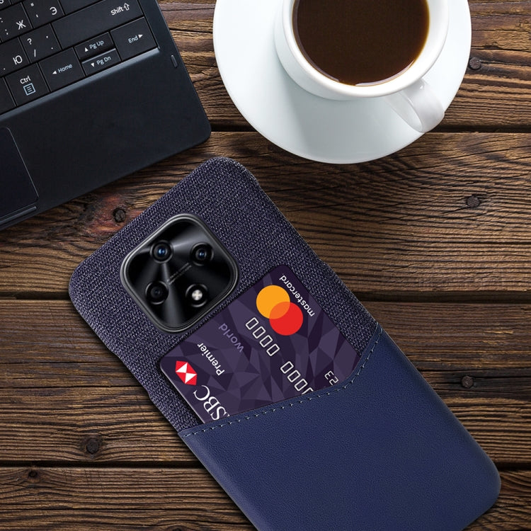 For Huawei nova 9z 5G Cloth Texture Card Slot PC + PU Phone Case