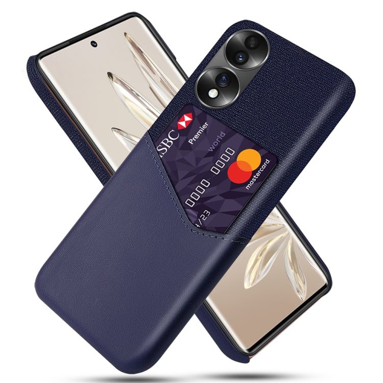 For Honor 70 Cloth Texture Card Slot PC + PU Phone Case
