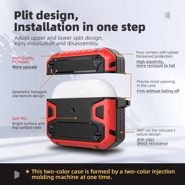 Bumblebee Two-Color Three-Proof Earphones Protective Case For AirPods Pro