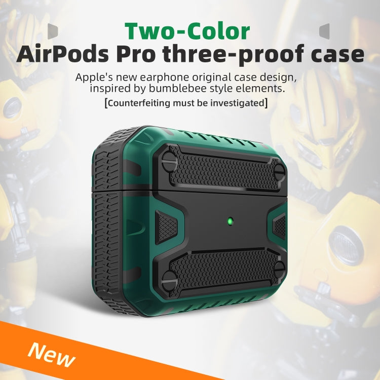 Bumblebee Two-Color Three-Proof Earphones Protective Case For AirPods Pro