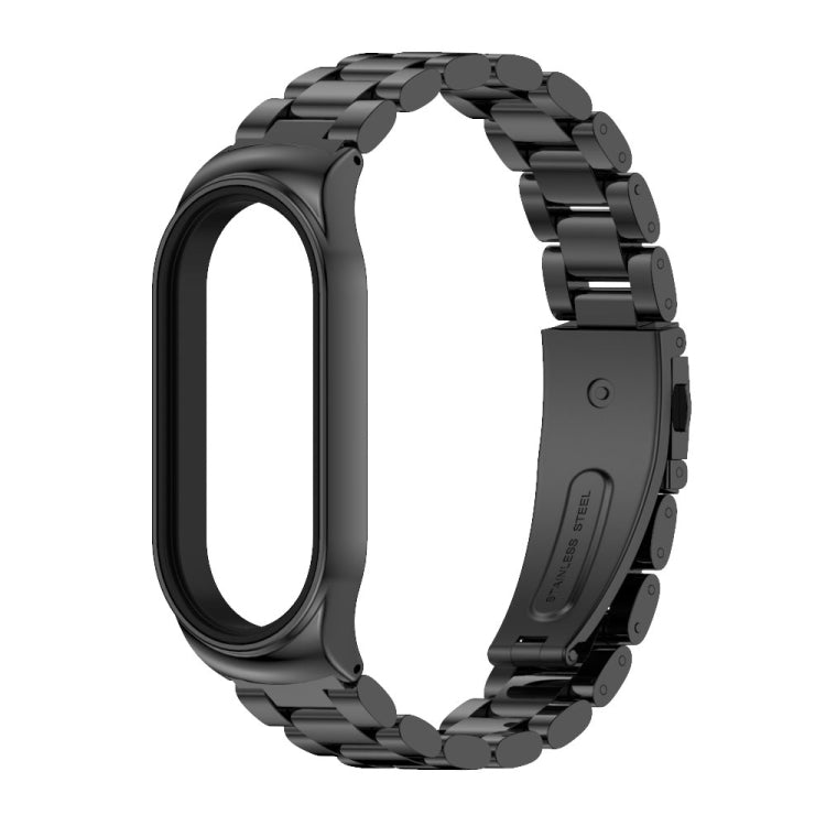 For Xiaomi Mi Band 7 / 7 NFC MIJOBS CS Three-Bead Metal Stainless Steel Watch Band