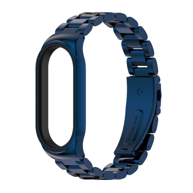 For Xiaomi Mi Band 7 / 7 NFC MIJOBS CS Three-Bead Metal Stainless Steel Watch Band