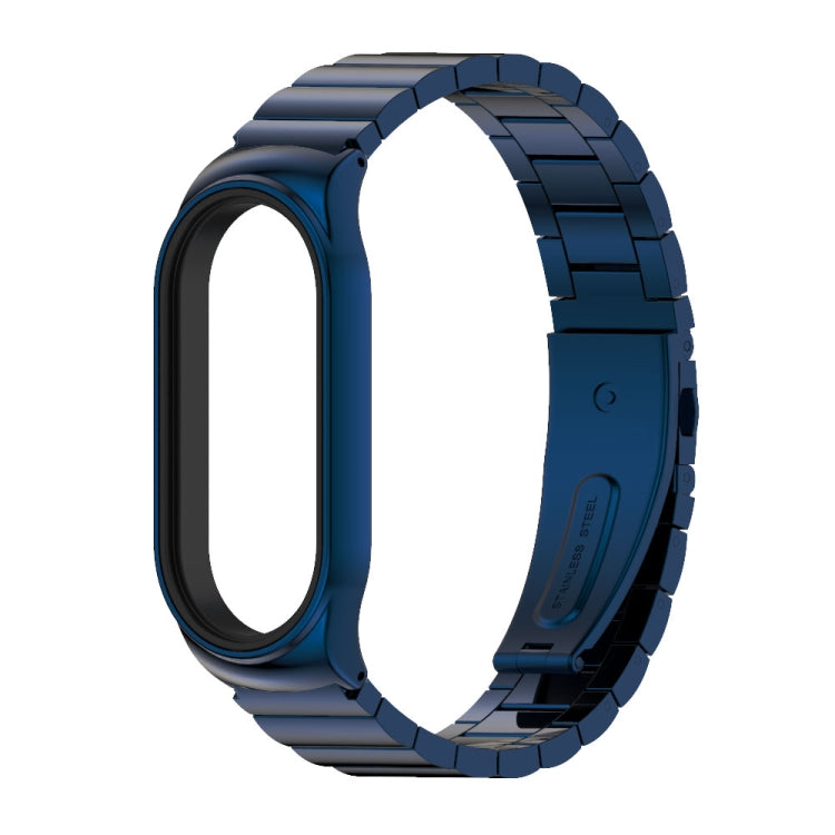 For Xiaomi Mi Band 7 / 7 NFC MIJOBS CS Bamboo Joint Metal Stainless Steel Watch Band