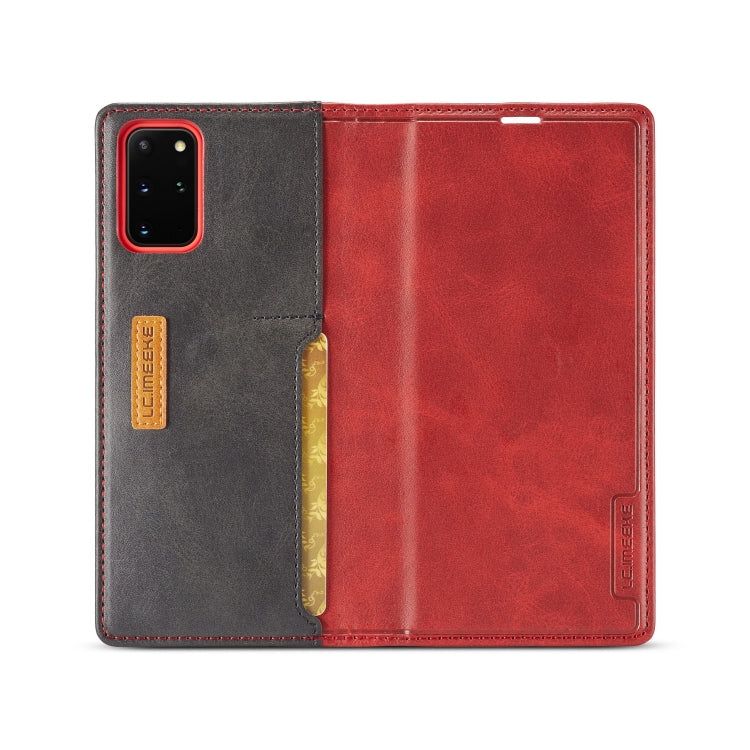 For Galaxy S20+ LC.IMEEKE LC-001 Series PU + TPU Color Matching Frosted Horizontal Flip Leather Case with Holder & Card Slot