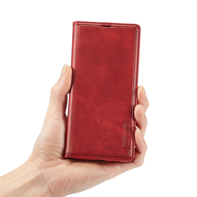 For Galaxy S20 Ultra LC.IMEEKE LC-001 Series PU + TPU Color Matching Frosted Horizontal Flip Leather Case with Holder & Card Slot