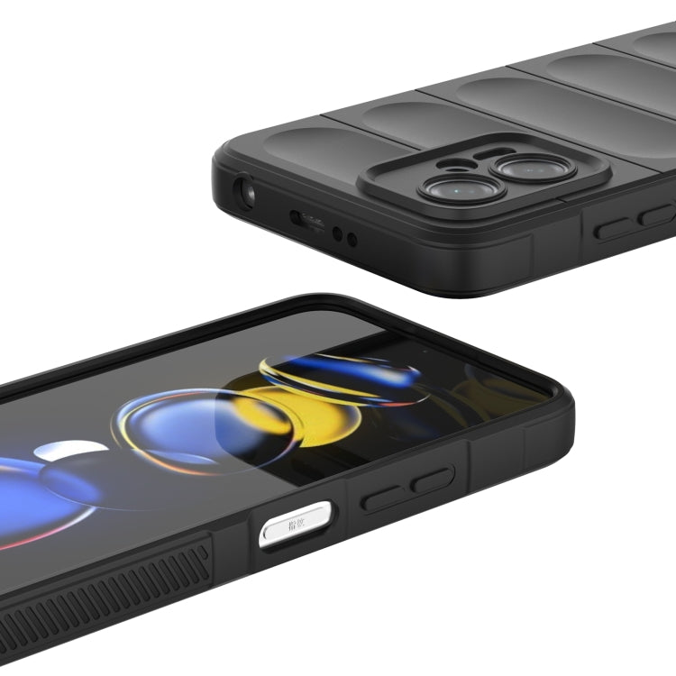 For Xiaomi Redmi Note 11T Pro Magic Shield TPU + Flannel Phone Case