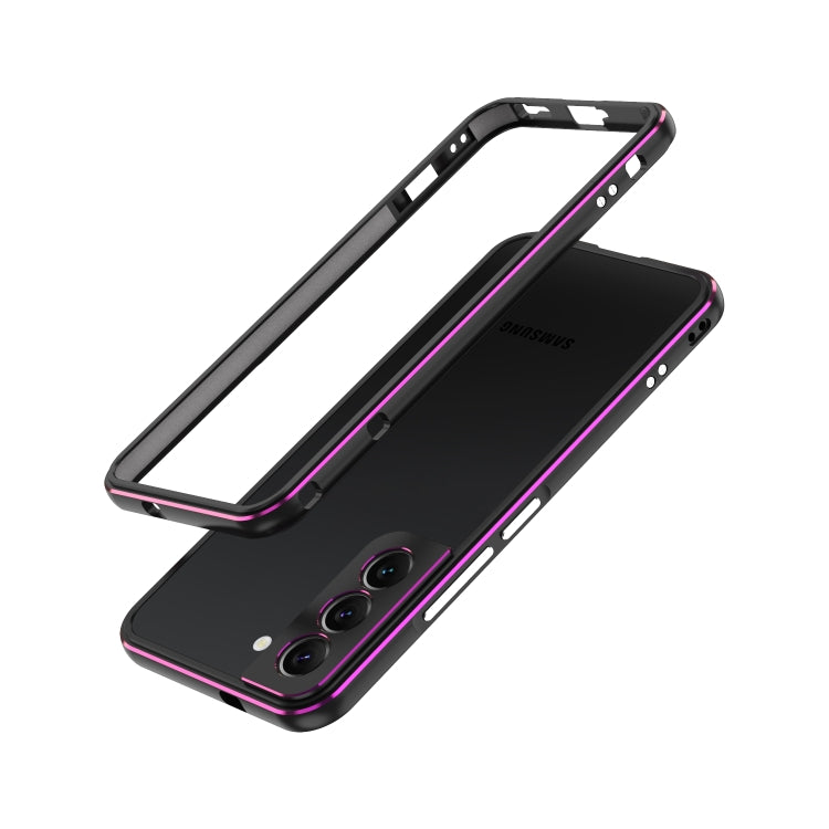 For Samsung Galaxy S22 5G Aurora Series Lens Protector + Metal Frame Protective Phone Case