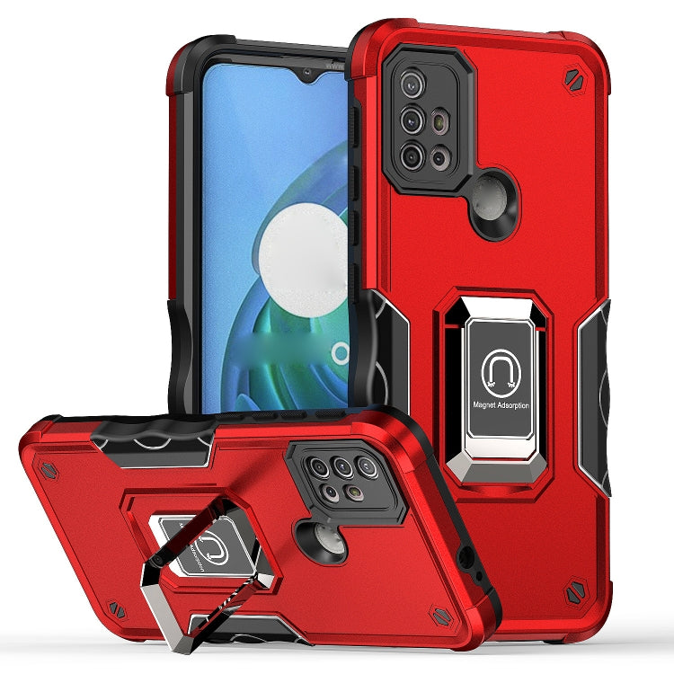 For Motorola Moto G10 / G20 / G30 Ring Holder Non-slip Armor Phone Case