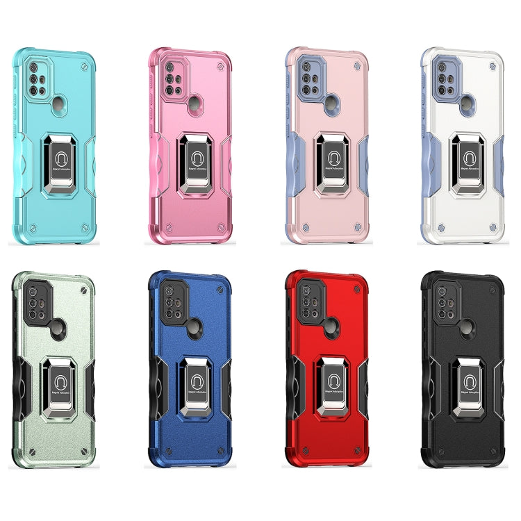 For Motorola Moto G10 / G20 / G30 Ring Holder Non-slip Armor Phone Case