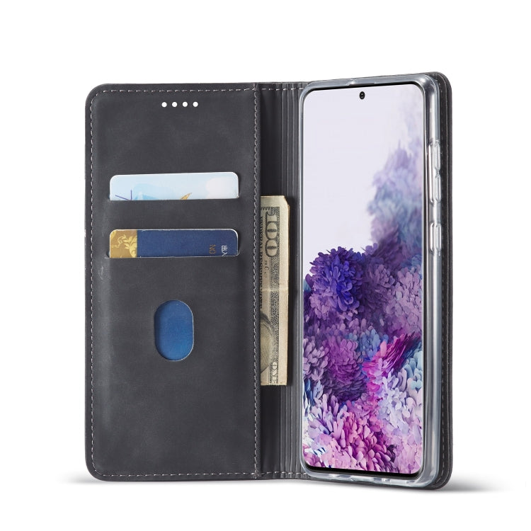 For Galaxy A71 / M70S LC.IMEEKE LC-002 Series Skin Hand Feeling PU + TPU Horizontal Flip Leather Case with Holder & Card Slot & Wallet