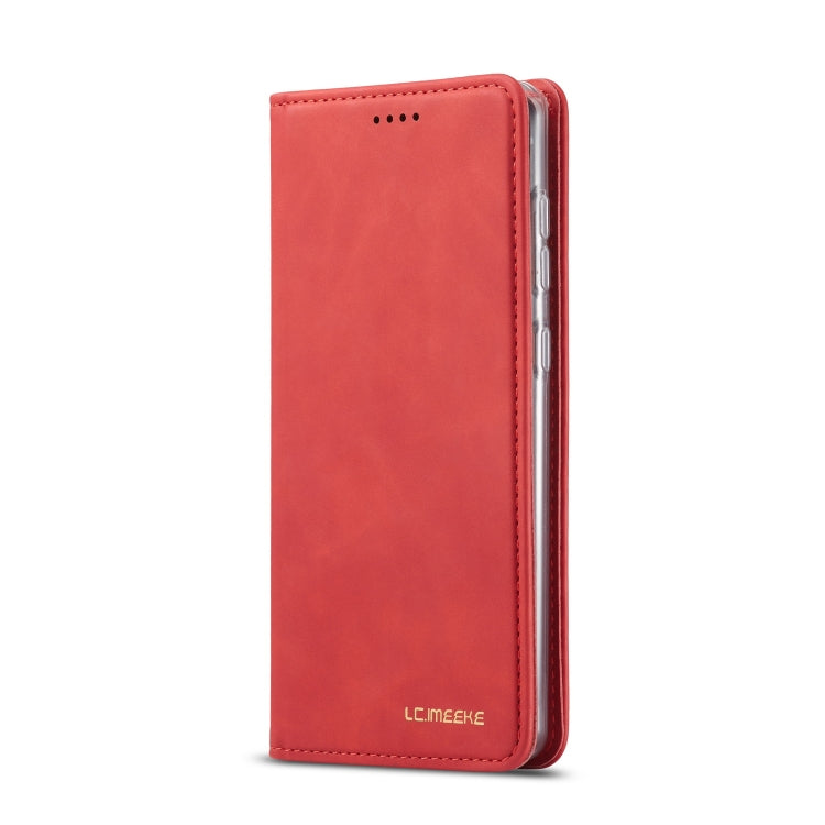 For Galaxy A51 / M40S LC.IMEEKE LC-002 Series Skin Hand Feeling PU + TPU Horizontal Flip Leather Case with Holder & Card Slot & Wallet