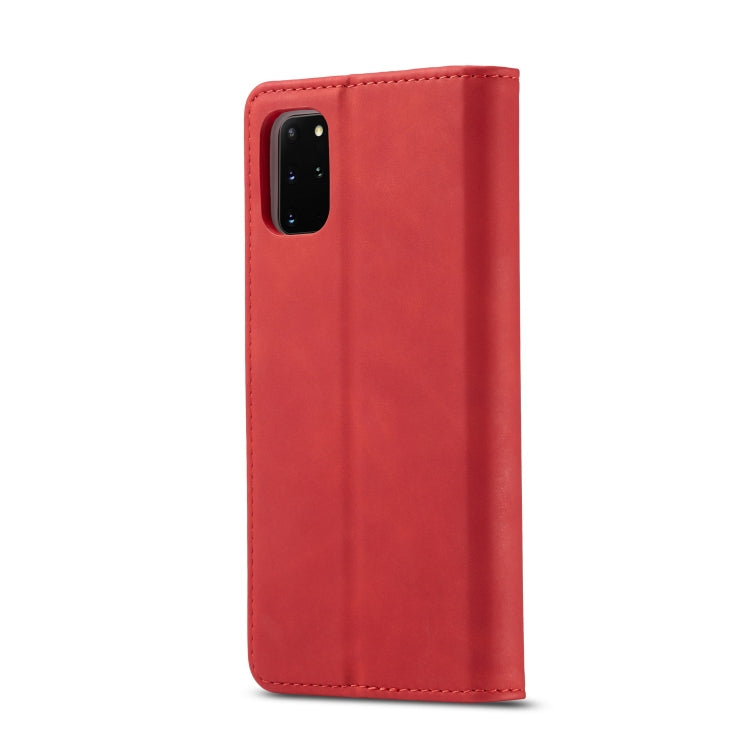 For Galaxy A51 / M40S LC.IMEEKE LC-002 Series Skin Hand Feeling PU + TPU Horizontal Flip Leather Case with Holder & Card Slot & Wallet
