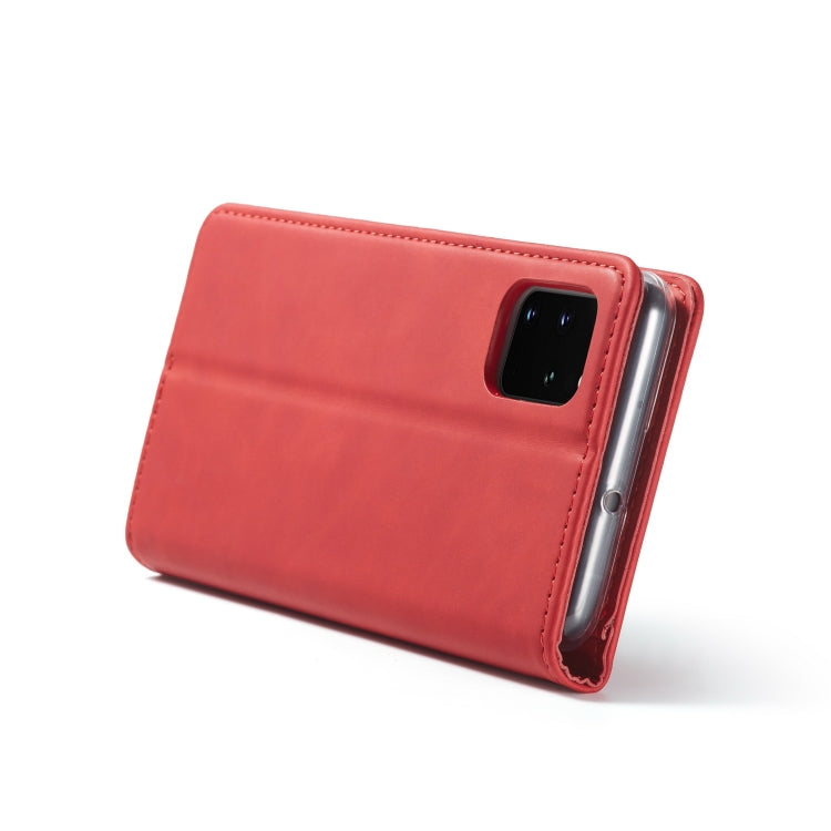 For Galaxy A51 / M40S LC.IMEEKE LC-002 Series Skin Hand Feeling PU + TPU Horizontal Flip Leather Case with Holder & Card Slot & Wallet