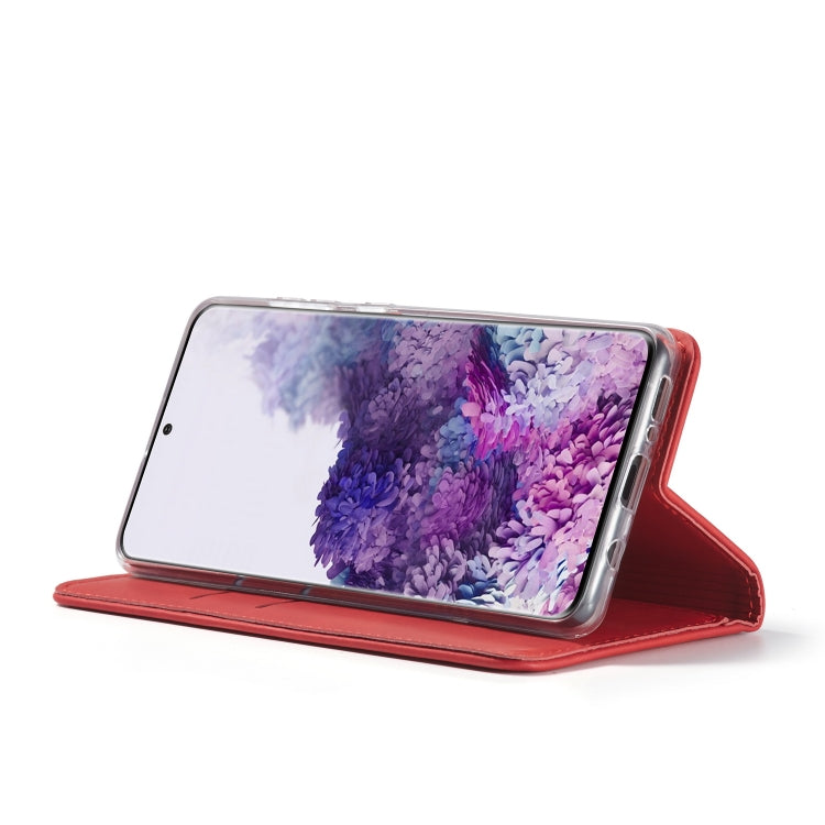 For Galaxy A51 / M40S LC.IMEEKE LC-002 Series Skin Hand Feeling PU + TPU Horizontal Flip Leather Case with Holder & Card Slot & Wallet